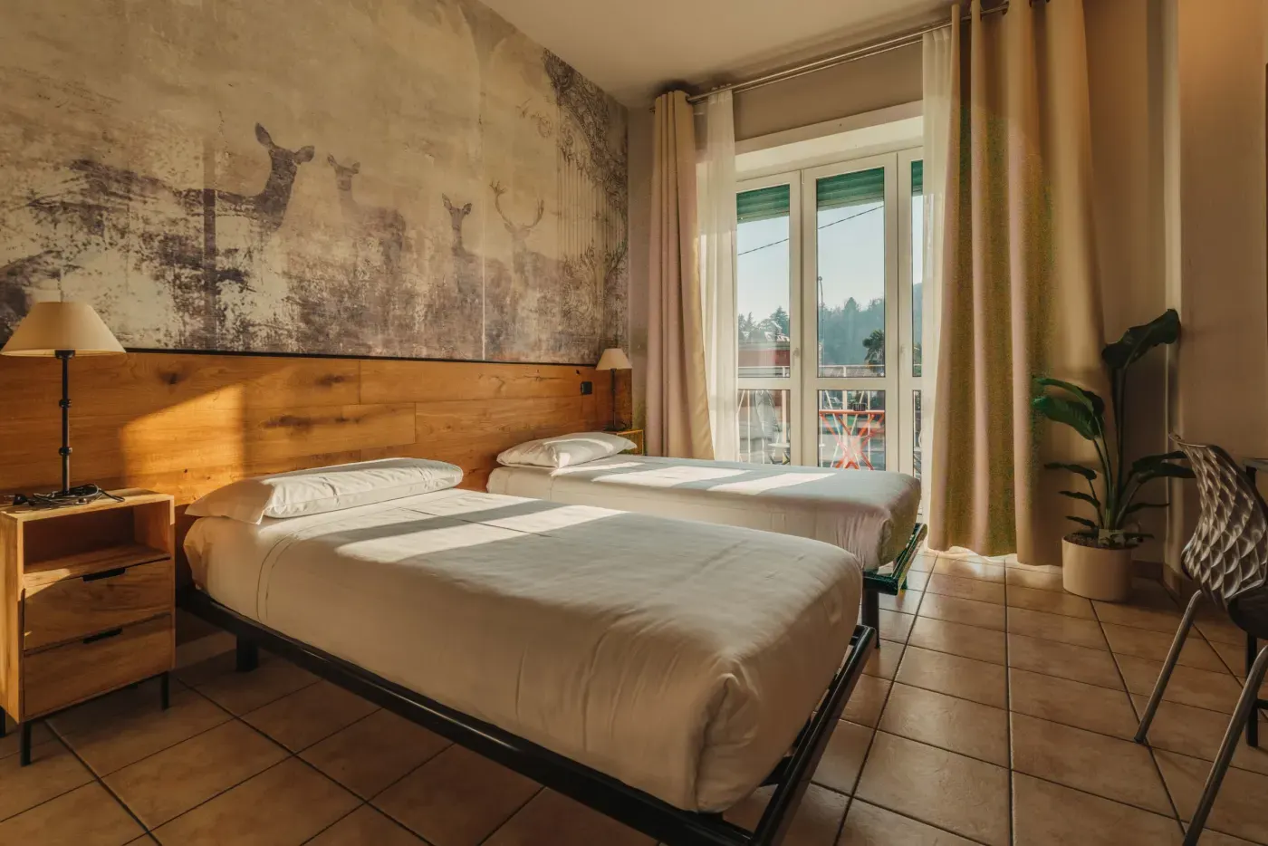 A room at the I Baldi guesthouse