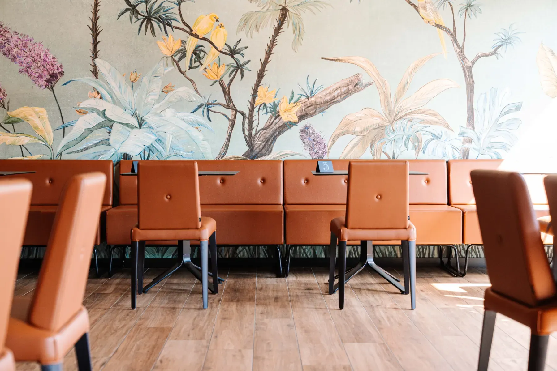 The dining room at I Baldi